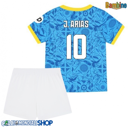 Maglie da calcio Wolves Jhon Arias #10 Terza Maglia Bambino 2025-26 Manica Corta + Pantaloni corti)